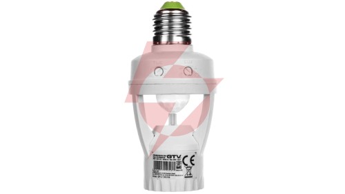 Czujnik ruchu CR-6, max. 60W, E27, AC220-240V, 50/60Hz, kąt działania 360*, zasięg 6m 2-3,5m, IP20
