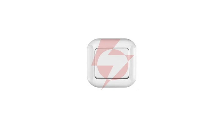 TOPAZ-BIS Przycisk zwierny /dzwonek/ biały WP-7Tb