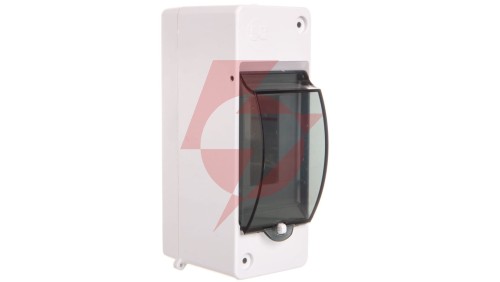 Rozdzielnica modułowa 1x2 natynkowa IP30 MINI S-2 z pokrywą dymną 2302-01