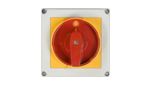 Łącznik krzywkowy awaryjny 0-1 3P 40A w obudowie 4G40-10-PK S6 63-241676-041