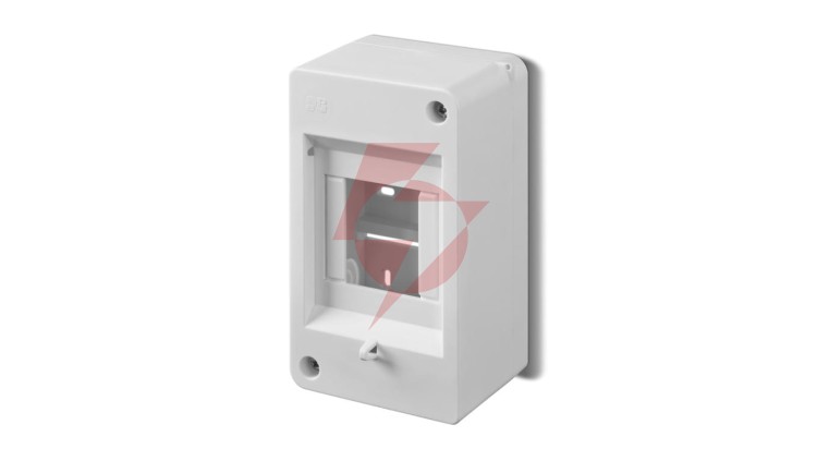 Rozdzielnica modułowa 1x3 natynkowa IP30 MINI S-3 z pokrywą dymną 2303-01