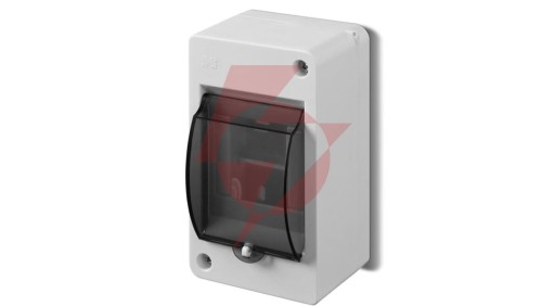 Rozdzielnica modułowa 1x3 natynkowa IP30 MINI S-3 z pokrywą dymną zacisk N 2303-11