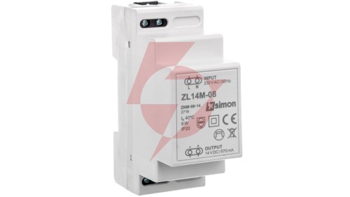 Simon 54 Zasilacz LED modułowy 14V DC 8W ZL14M-08