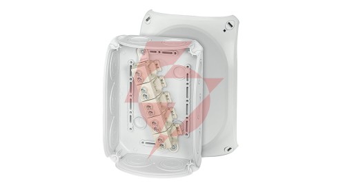 Puszka odgałęźna 180x130x77 5x10mm2 CU IP66 szara DK 1010 GZ 62000157