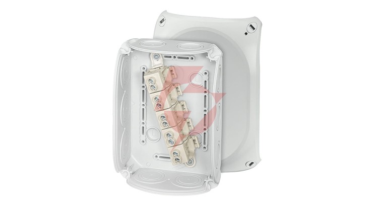 Puszka odgałęźna 180x130x77 5x10mm2 CU IP66 szara DK 1010 GZ 62000157