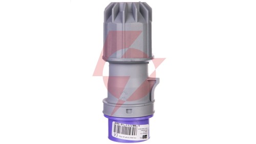 Wtyczka przenośna 32A 2P 24V fioletowe IP44 072v