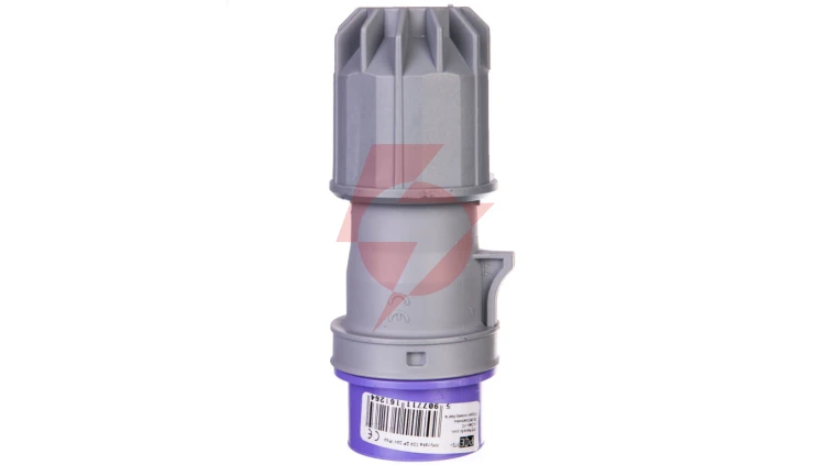 Wtyczka przenośna 32A 2P 24V fioletowe IP44 072v
