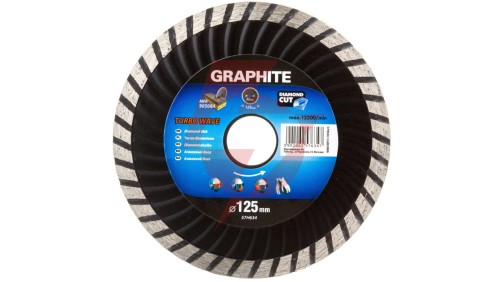 Tarcza diamentowa 125 x 22.2 mm turbo wave 57H634