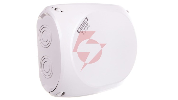 Puszka odgałęźna 130x130x77 5x4mm2 CU IP66 szara DK 0604 GZ 62000152
