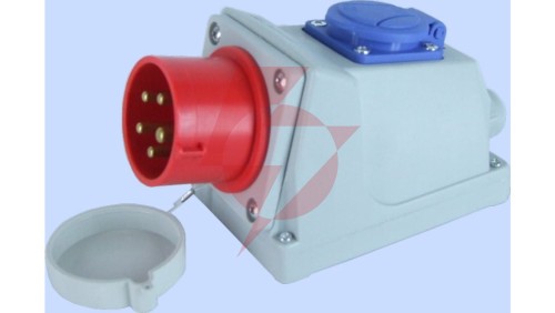 Wtyczka stała 32A 3P+N+Z 400V czerwona IP44 KOMBI WSC 32 5 922045