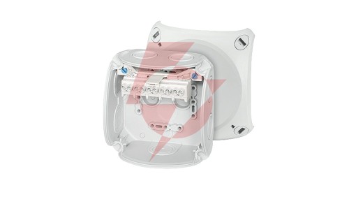 Puszka odgałęźna 104x104x70 5x4mm2 CU IP66 szara DK 0404 GZ 62000151