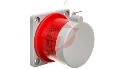 Wtyczka tablicowa prosta 32A 3P+N+Z 400V czerwona IP44 WTP 32 5 bez uszczelki 922035