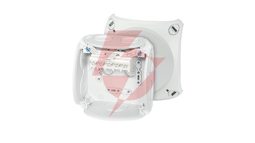 Puszka odgałęźna 104x104x70 5x2,5mm2 CU IP66 szara DK 0402 GZ 62000149
