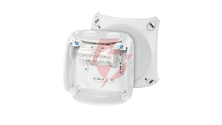 Puszka odgałęźna 104x104x70 5x2,5mm2 CU IP66 szara DK 0402 GZ 62000149