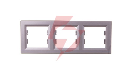 ASFORA Ramka 3-krotna pozioma stal EPH5800362