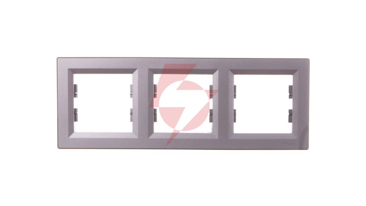 ASFORA Ramka 3-krotna pozioma stal EPH5800362