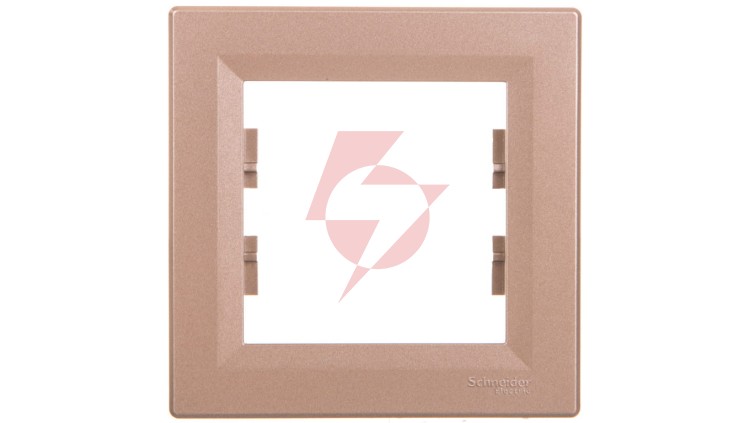 ASFORA Ramka 1-krotna brąz EPH5800169