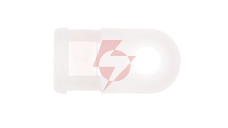 Uchwyt oczkowy biały F=5mm do opasek kablowych max. 4,8mm BMB5460E /100szt./