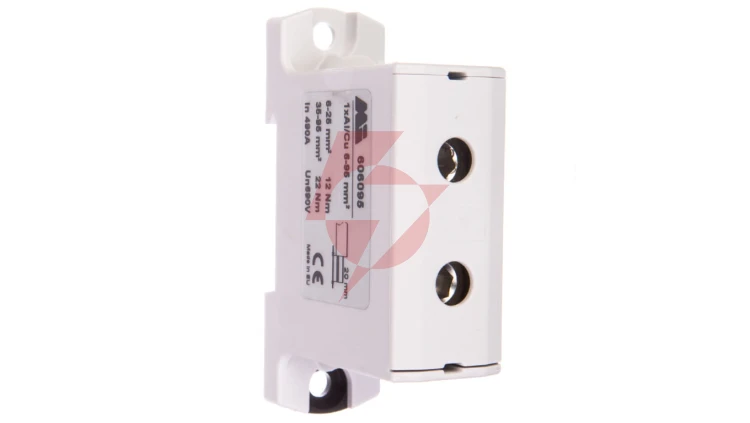Złączka szynowa 1-torowa 6-95mm2 szara EURO OTL 95 1xAl/Cu 606095
