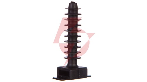 Kołek montażowy płaski czarny do opasek F=8mm BMKN5458AE /100szt./