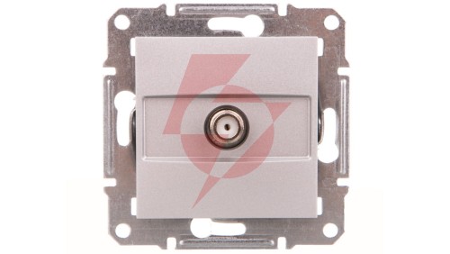 ASFORA Gniazdo SAT końcowe bez ramki aluminium EPH3700161