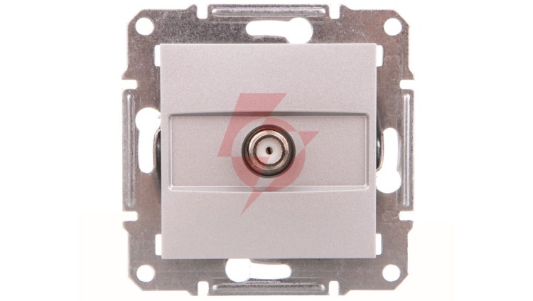 ASFORA Gniazdo SAT końcowe bez ramki aluminium EPH3700161