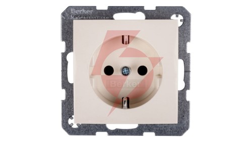 Berker/B.Kwadrat Gniazdo Schuko 16A IP20 kremowe połysk S.1 47438982