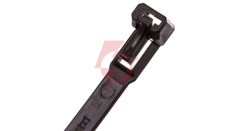 Opaska kablowa otwierana wielokrotnie 350x7,5mm czarna BMWN5354E /100szt./