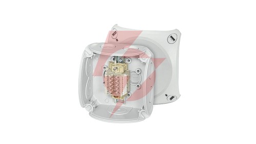 Puszka odgałęźna 93x93x62 5x2,5mm2 CU/AL IP66 szara RK 0205 T 62000172