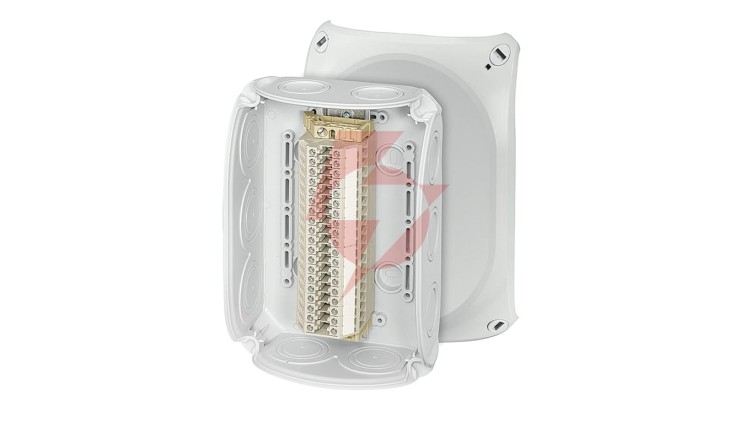 Puszka odgałęźna 180x130x77 19x4mm2 CU/AL IP66 szara RK 1019 T 62000178