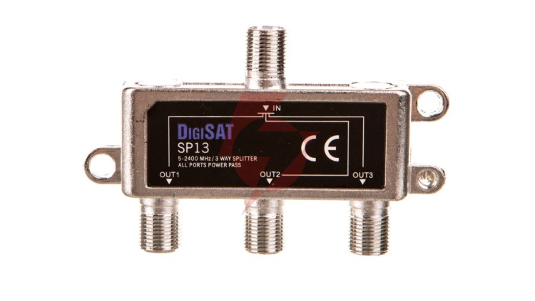 Rozgałęźnik sygnału RTV GN-3GN SP13 DigiSat 5-2400MHz 77-216