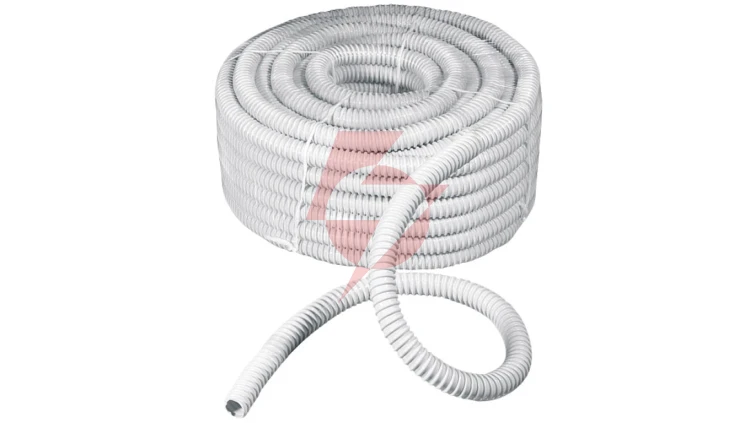 Rura spiralna wysokoelastyczna szara PVC fi60 ECGFE60 /30m/