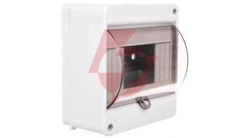 Rozdzielnica modułowa 1x6 natynkowa IP20 z klapką dymną i zaciskami S-6+SZYBKA+N+PE 8005843 ENE-00319
