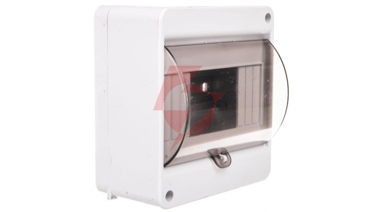 Rozdzielnica modułowa 1x6 natynkowa IP20 z klapką dymną i zaciskami S-6+SZYBKA+N+PE 8005843 ENE-00319
