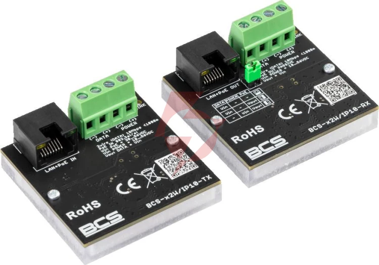 Zestaw aktywnych konwerterów bcs power bcs-x2w/ip10