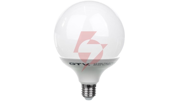 Żarówka LED E27 G120-GLOB 18W 1600lm 3000K AC220-240V 360st. LD-120G18W-32