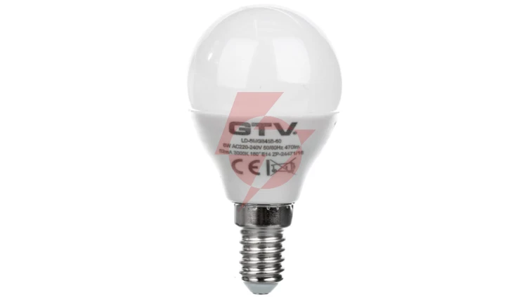Żarówka LED E14 B45B 6W 470lm 3000K AC220-240V 160st. LD-SMGB45B-60