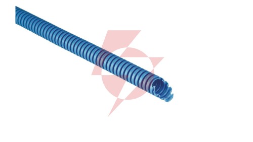 Rura karbowana 750N fi 20/15 niebieska samogasnąca PV UV ECTC1520BL /100m/