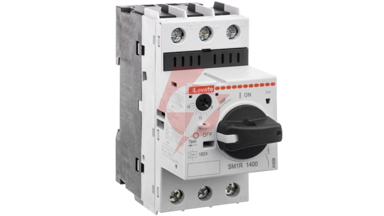 Wyłącznik silnikowy z pokrętłem 5,5kW przy 400VAC 9-14A 100kA SM1R1400
