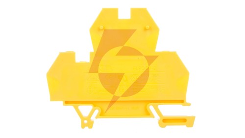 Złączka piętrowa 4-przewodowa 4mm2 żółta EURO 43550N