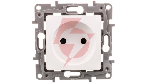 NILOE Gniazdo pojedyncze 2P 16 A 250 V z przesłonami białe 764538