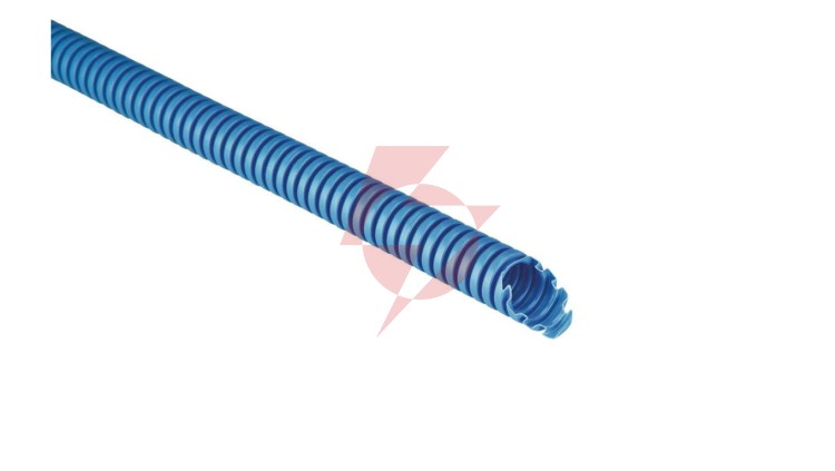 Rura karbowana 750N niebieska samogasnąca PV UV fi 25/19 ECTC1525BL /50m/