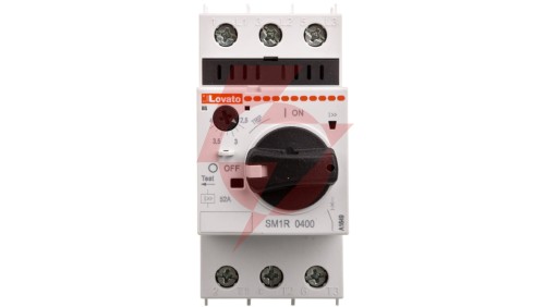 Wyłącznik silnikowy z pokrętłem 1,5kW przy 400VAC 2,5-4A 100kA SM1R0400