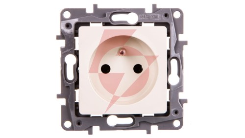NILOE Gniazdo pojedyncze z/u 16 A 250 V kremowe 764640