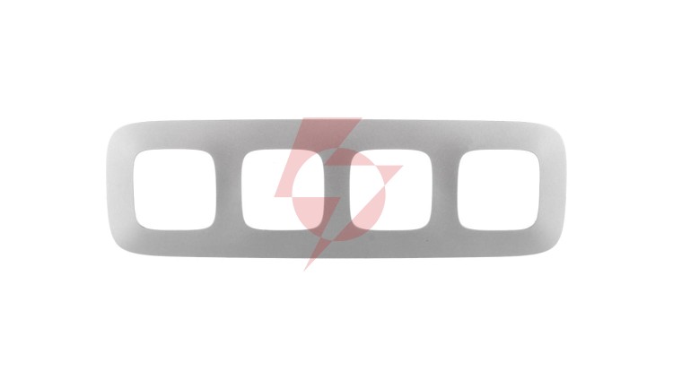 VALENA ALLURE Ramka poczwórna aluminium 754394
