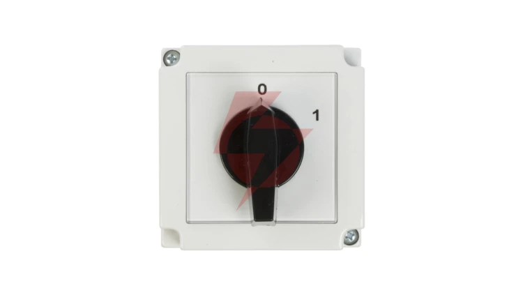 Łącznik krzywkowy 0-1 3P 25A w obudowie 4G25-10-PK R114 63-840306-031