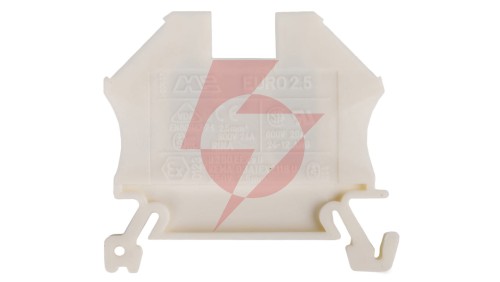Złączka szynowa 2-przewodowa 2,5mm2 biała EURO 43408WT