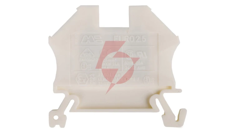 Złączka szynowa 2-przewodowa 2,5mm2 biała EURO 43408WT