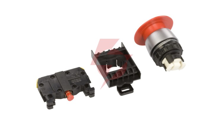 Przycisk grzybkowy czerwony 1R 22mm ST22-DC-01