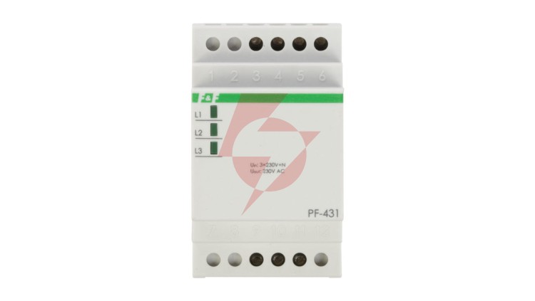 Automatyczny przełącznik faz 16A 3x230V+N PF-431